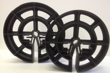 Click here to leave the pile cage wheel page and return to the rebar spacers menu Pile Cage Wheel